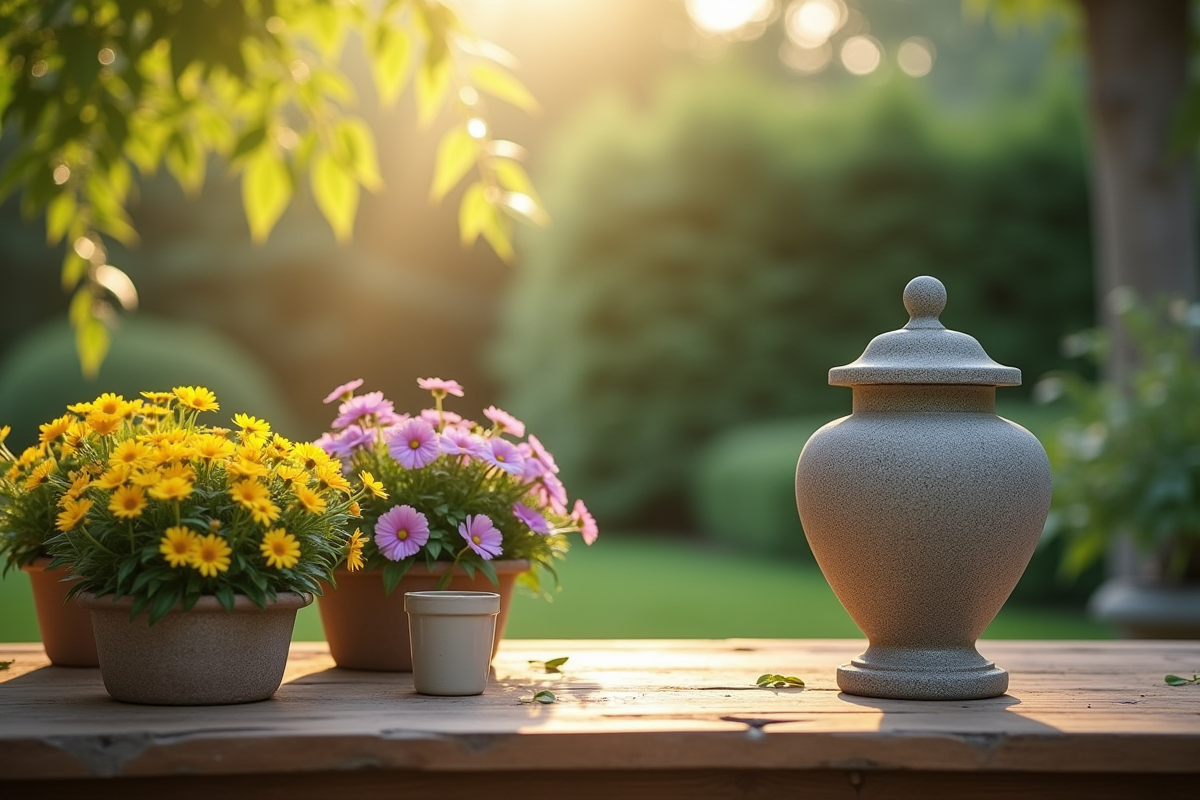 cendres jardin